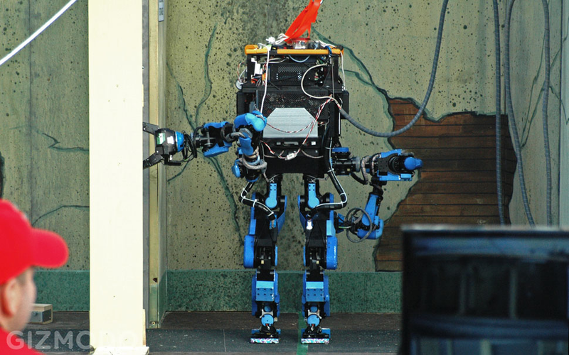 Illustration for article titled On Site at the Machine Olympics of DARPA's Robotics Challenge
